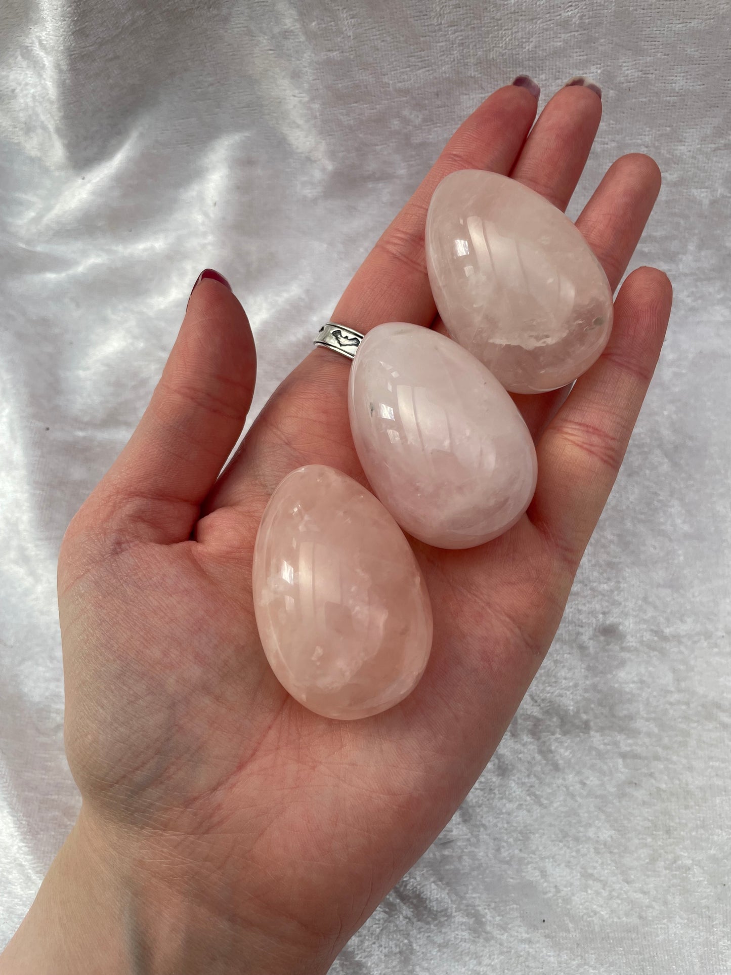 Rose Quartz Eggs