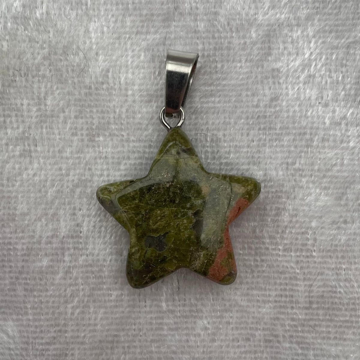 Unakite Star Pendant