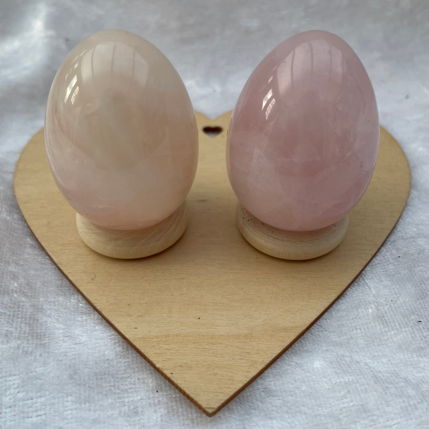 Rose Quartz Eggs