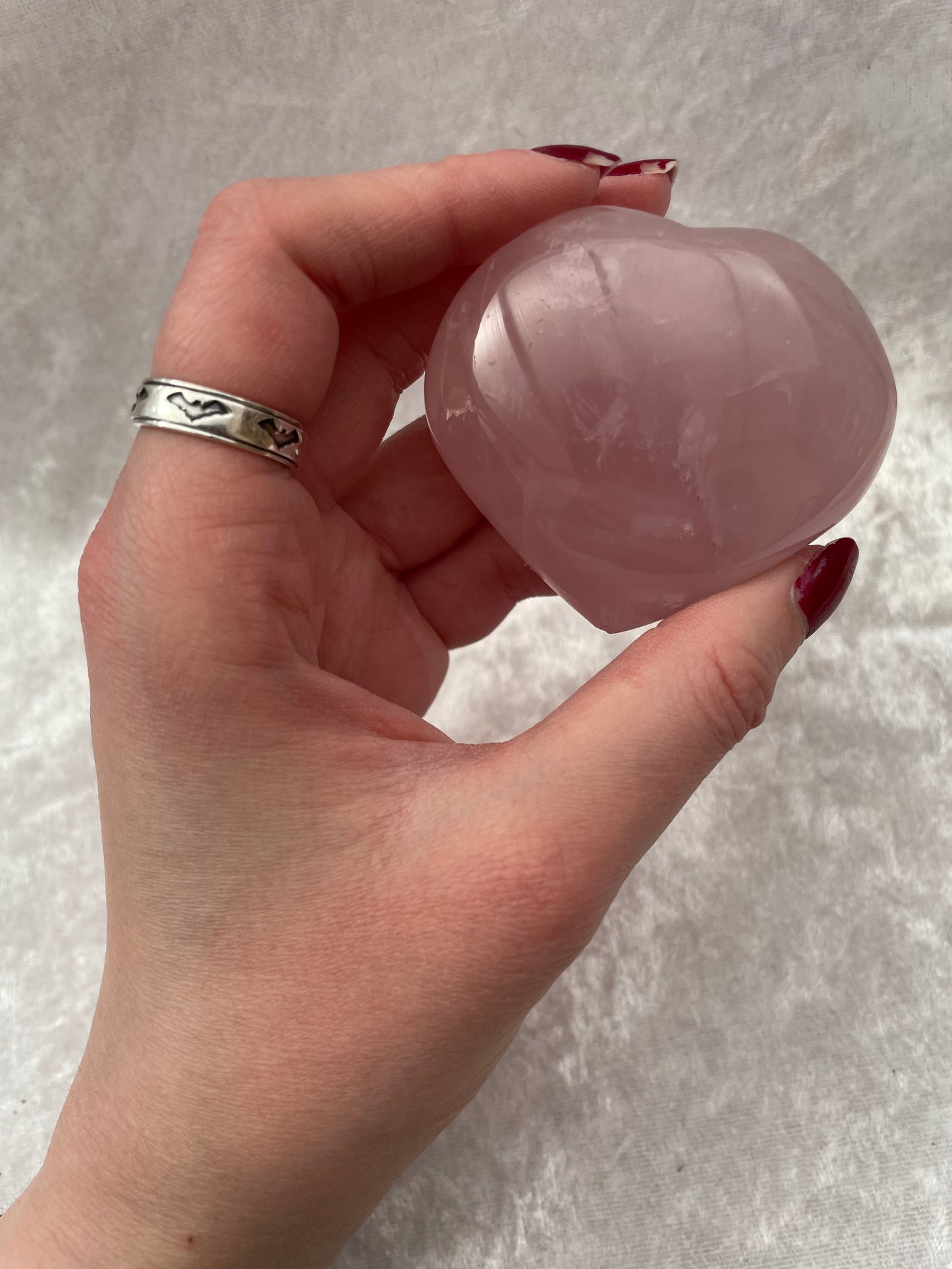 Rose Quartz Heart