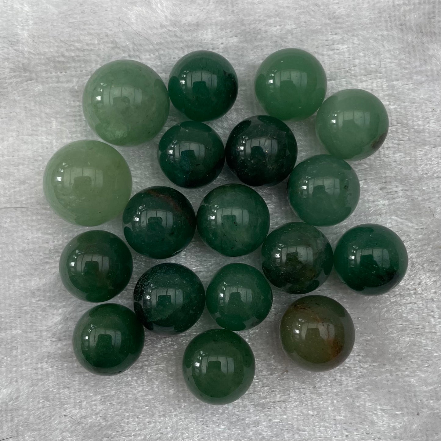 Mini Green Aventurine Spheres