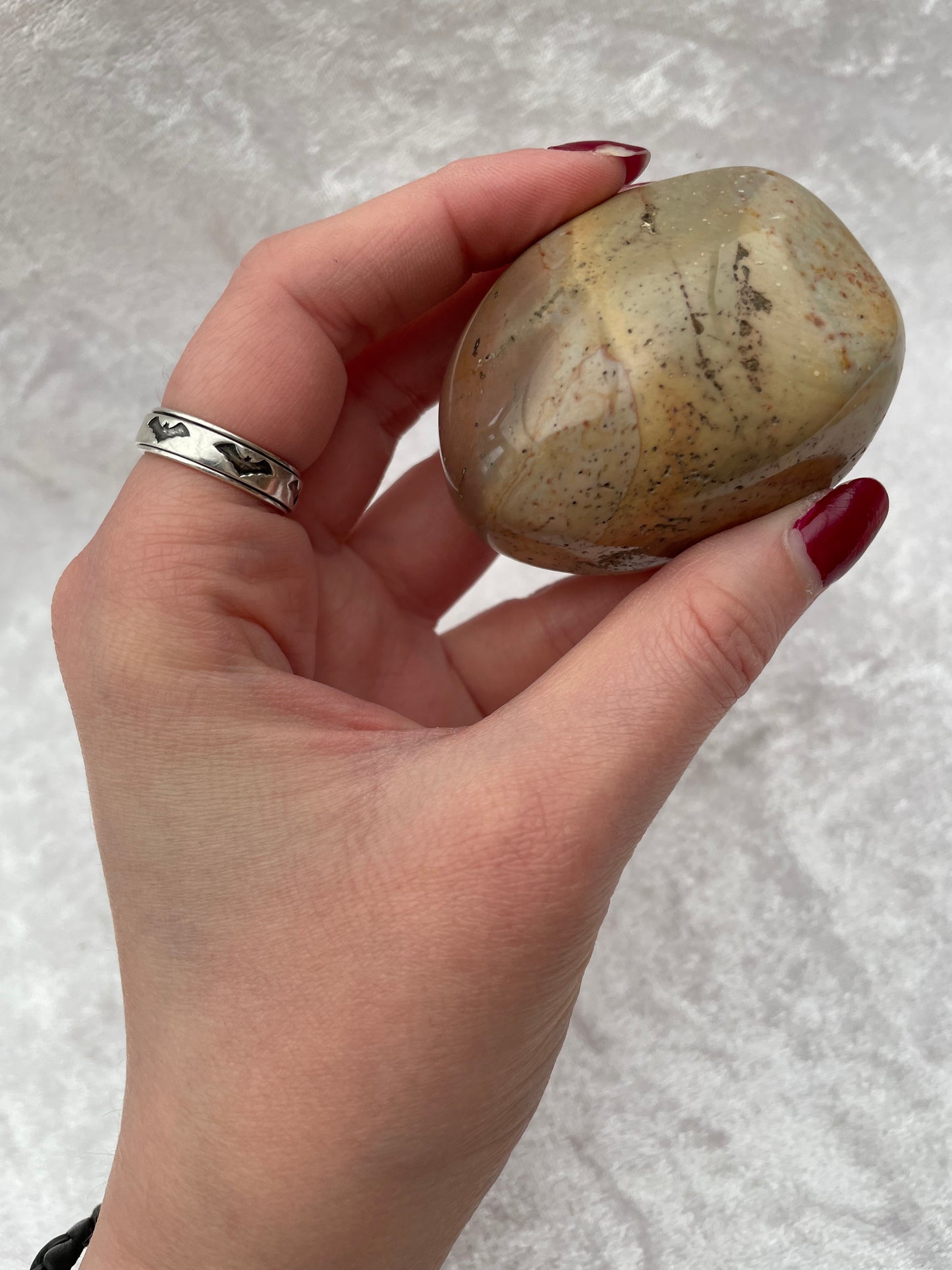 Brown Jasper Freeform Gallet