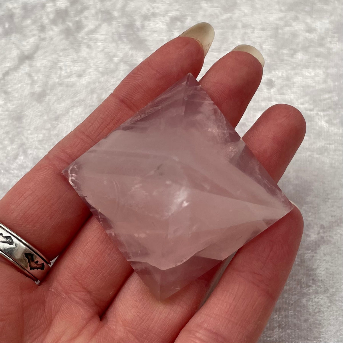 Rose Quartz Pyramid