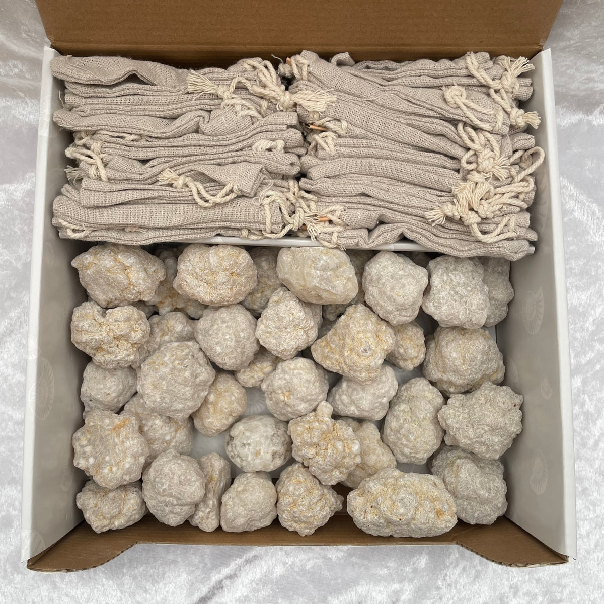 Break Your Own Quartz Geodes with Canvas Bag