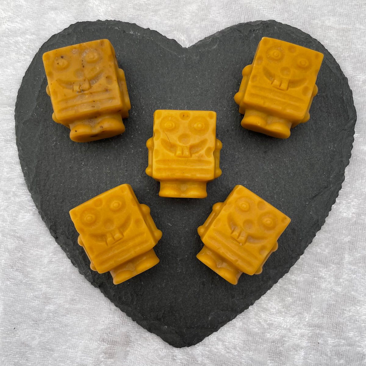 Yellow Jasper SpongeBob SquarePants Carvings