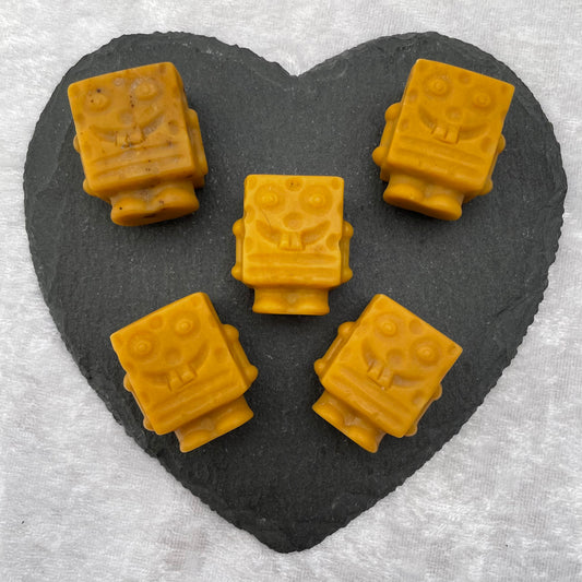 Yellow Jasper SpongeBob SquarePants Carvings