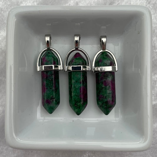 Ruby Zoisite DT Pendants