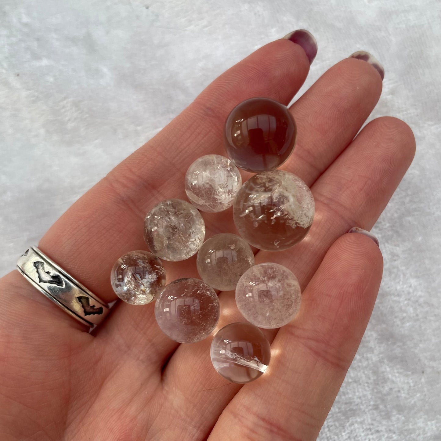 Mini Clear Quartz Spheres