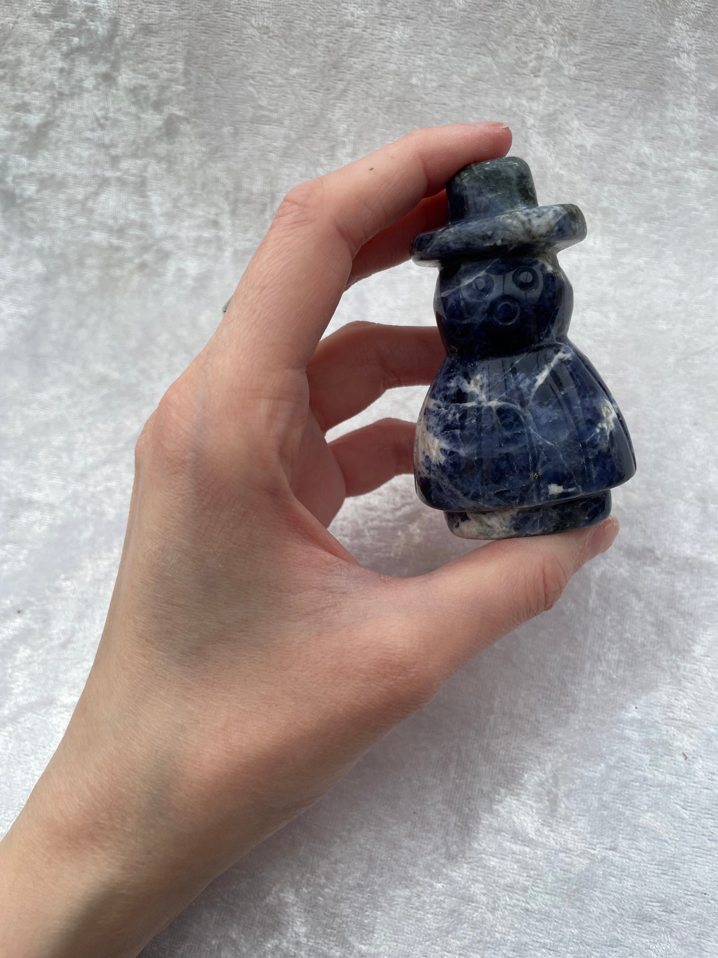 Sodalite Snowman