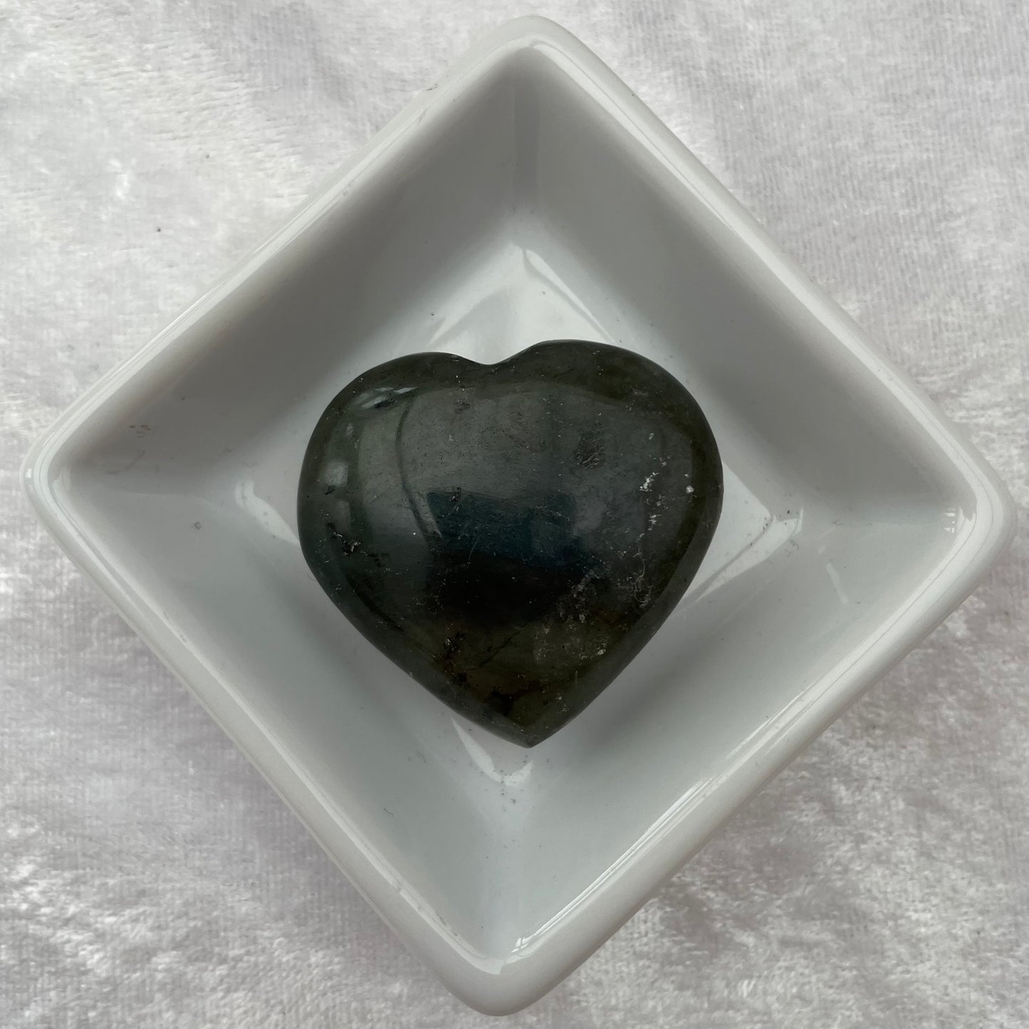 Labradorite Heart