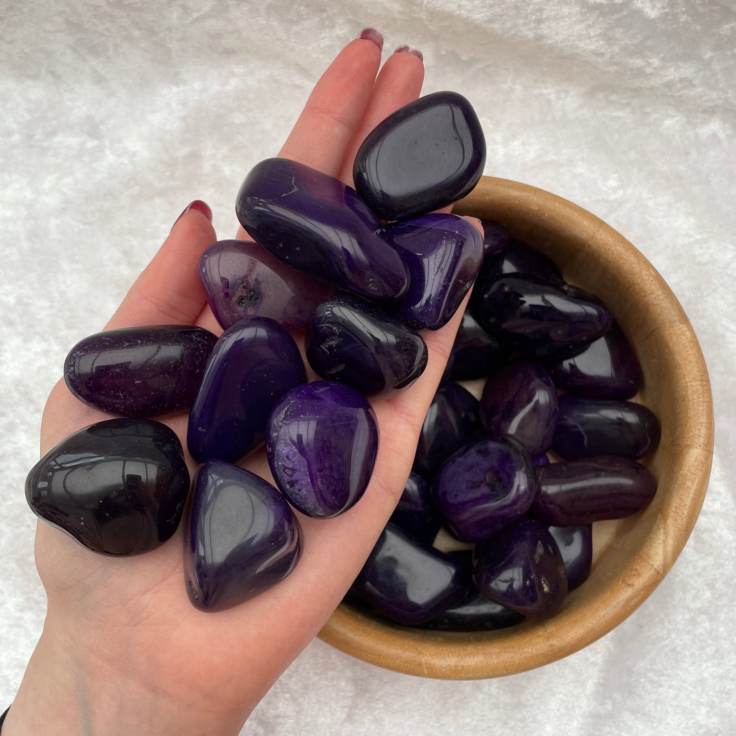 Large Purple Agate Tumblestones