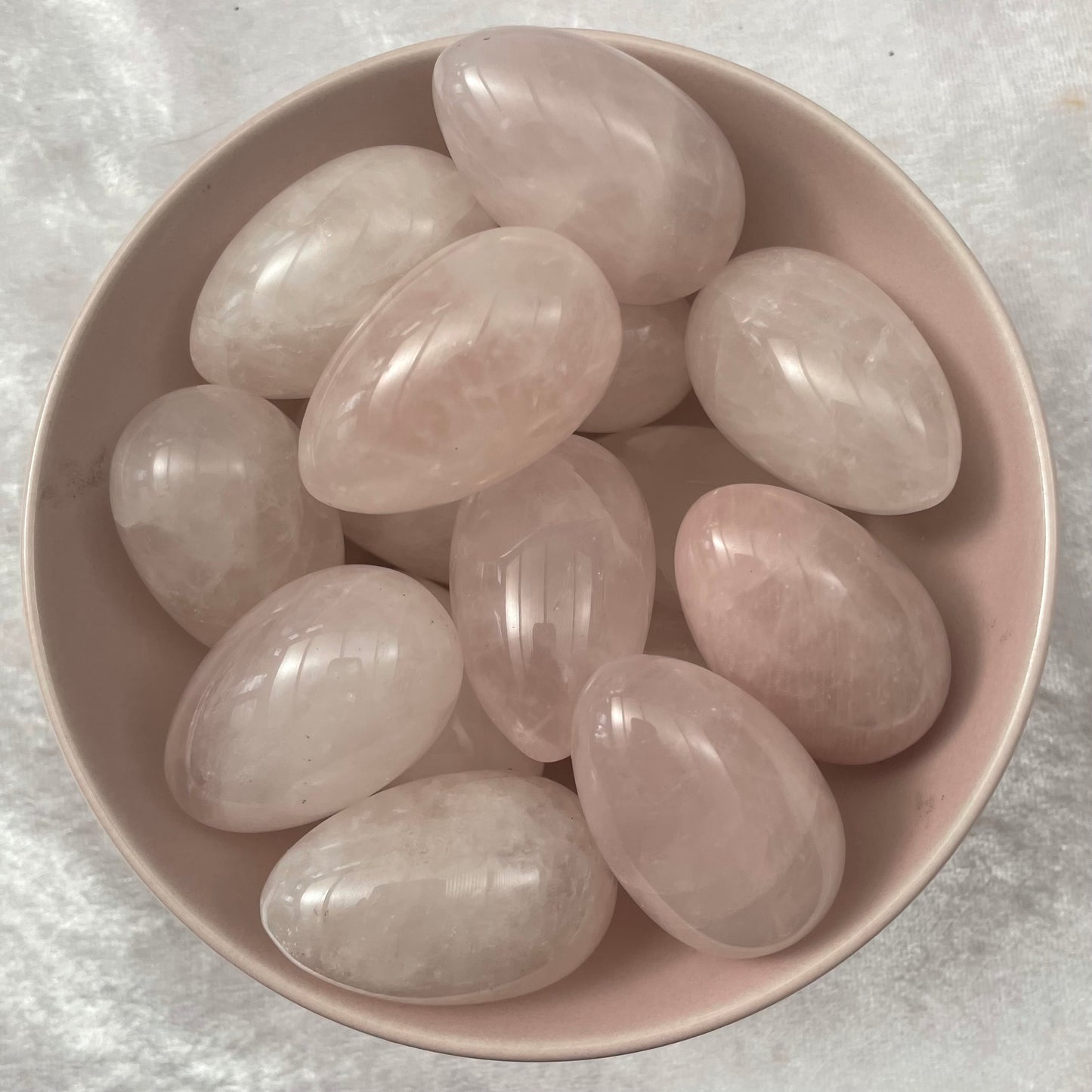 Rose Quartz Eggs