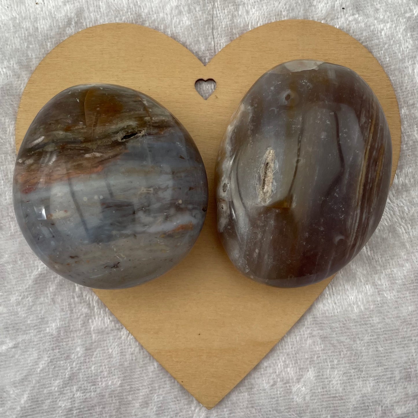 Banded Agate Palmstone Gallets