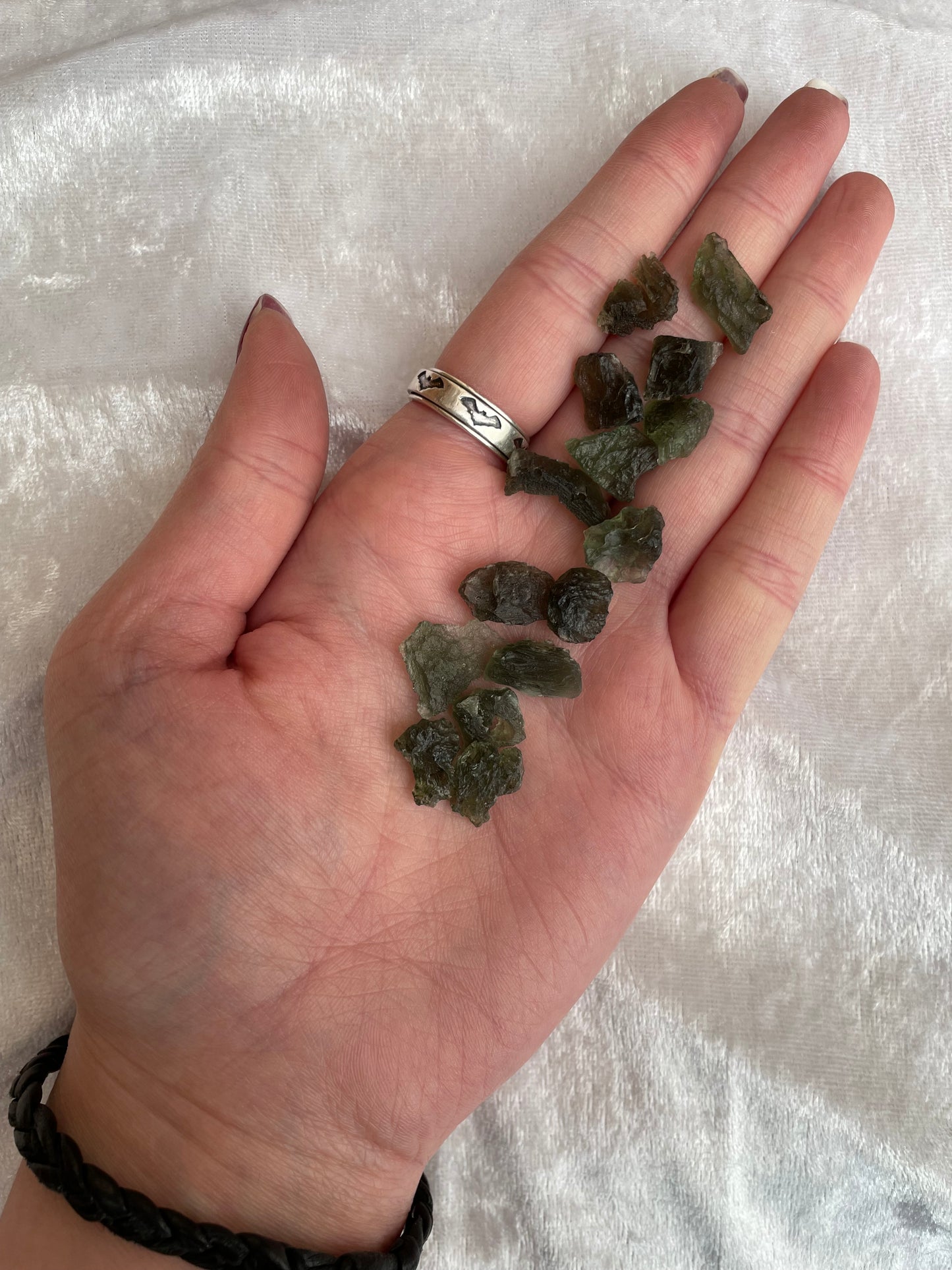 Natural Moldavite Pieces