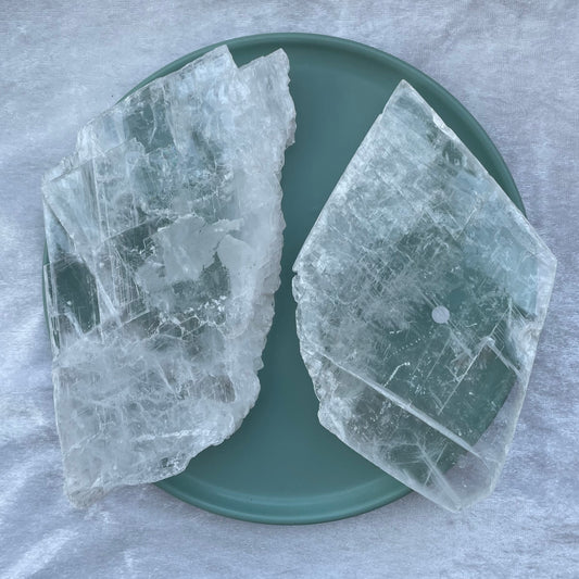 Fishtail Selenite Slices