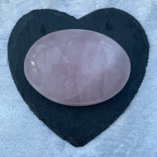 Large Rose Quartz Palmstone