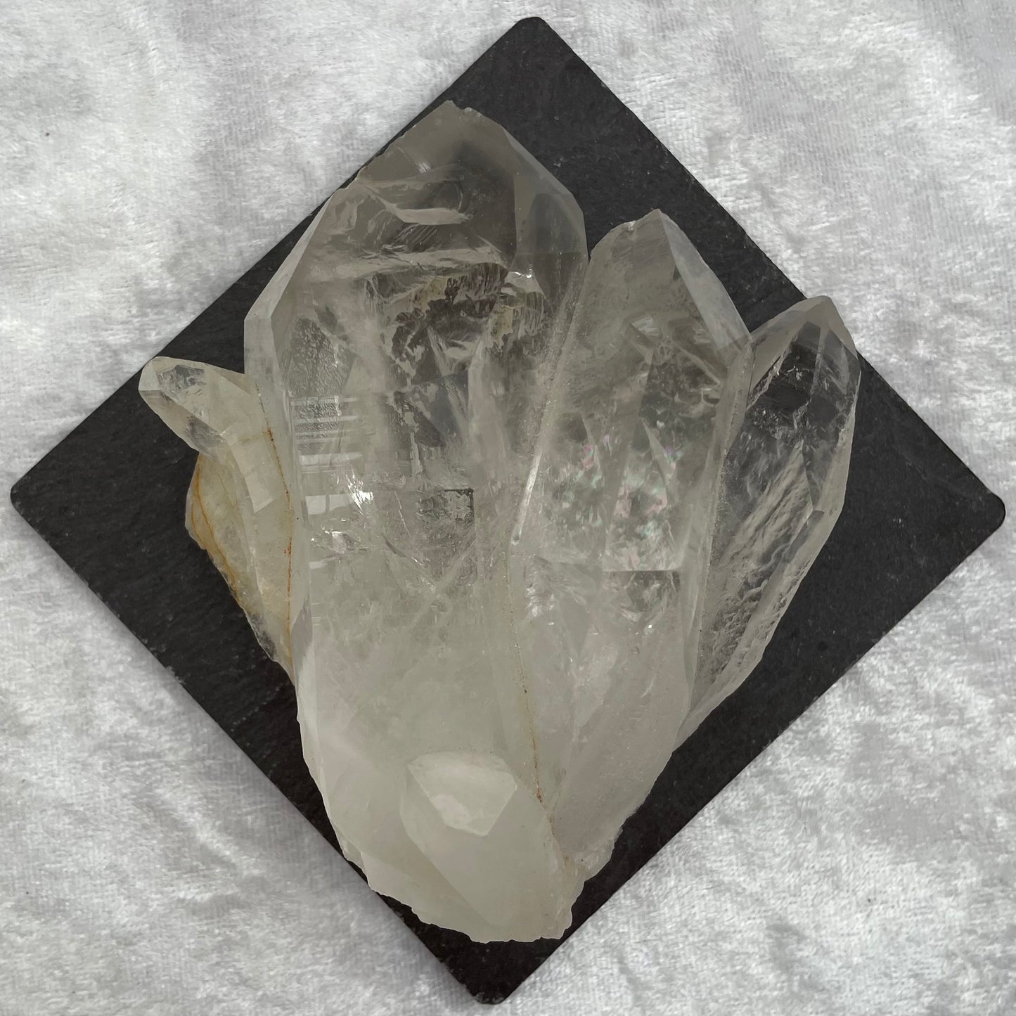 Clear Quartz Point Cluster