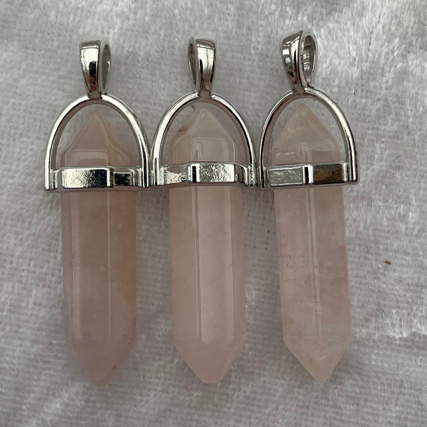 Rose Quartz DT Pendants