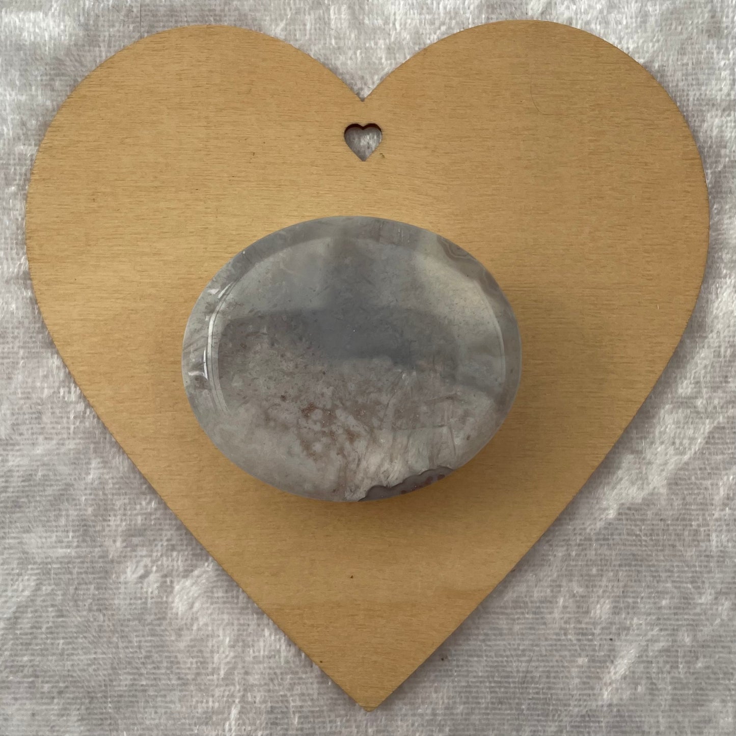 Grey Agate Palmstone