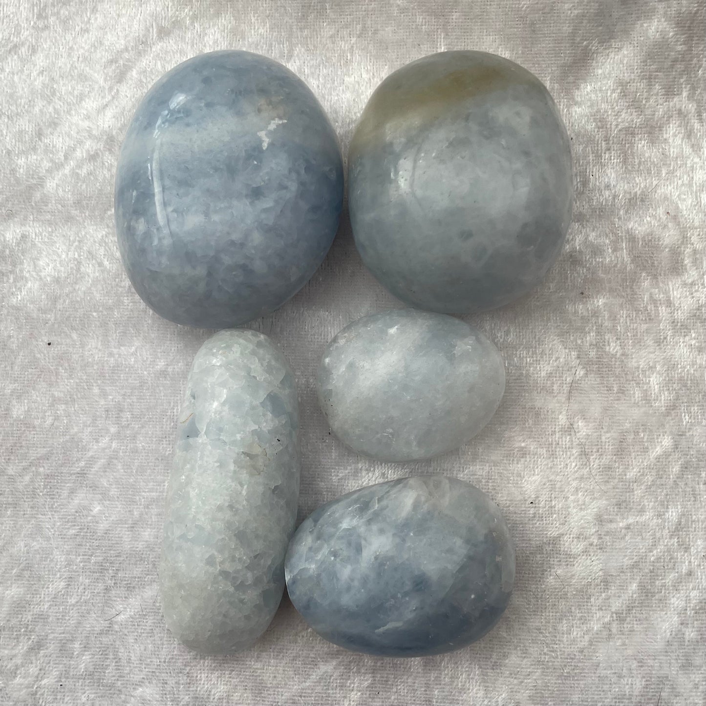 Blue Calcite Freeform Gallets