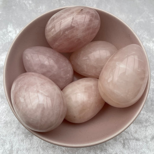 Rose Quartz Eggs