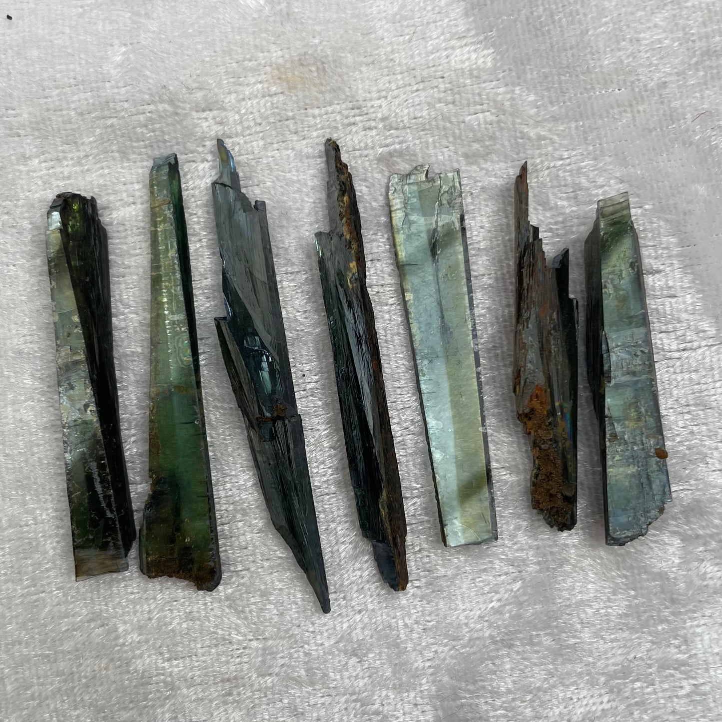 Small Vivianite Shards
