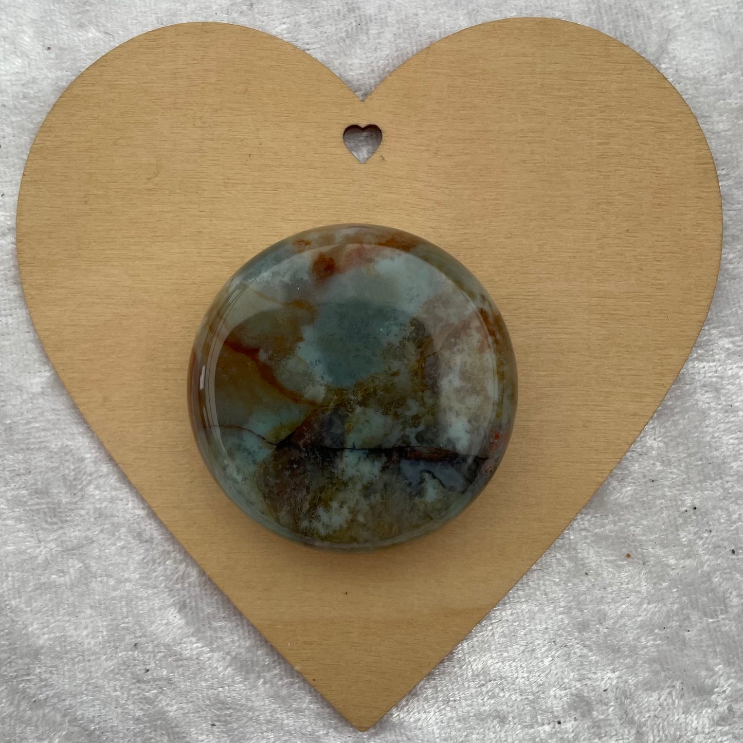 Moss Agate Round Palmstone