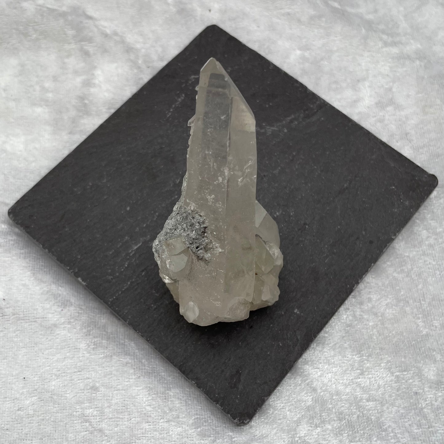 Clear Quartz Point Cluster