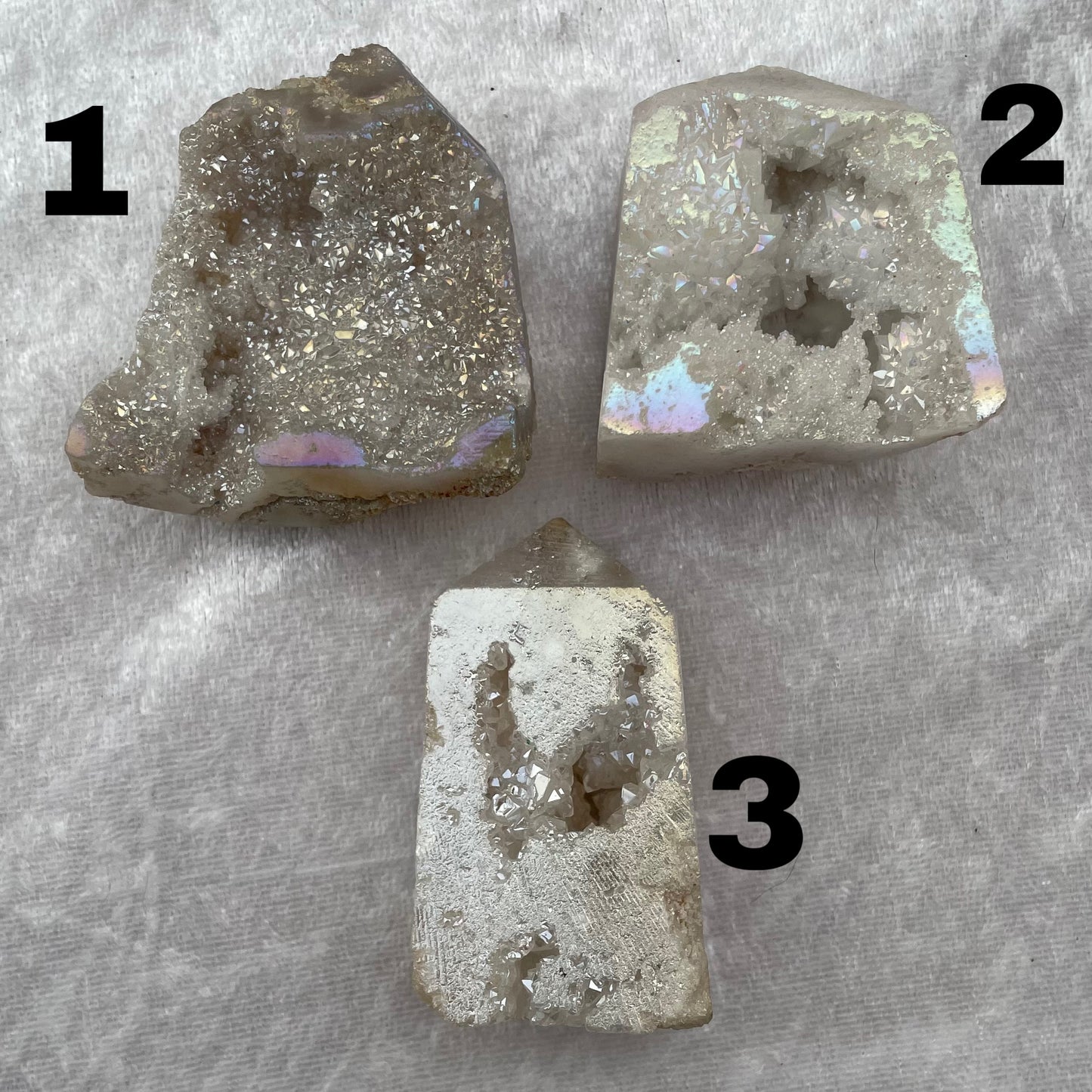 Angel Aura Quartz Cluster Towers