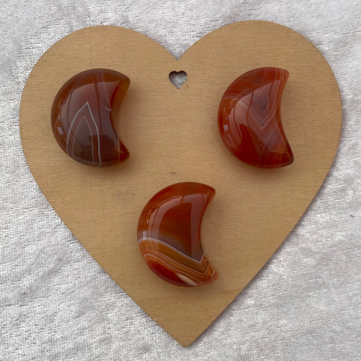 Mini Carnelian Moons