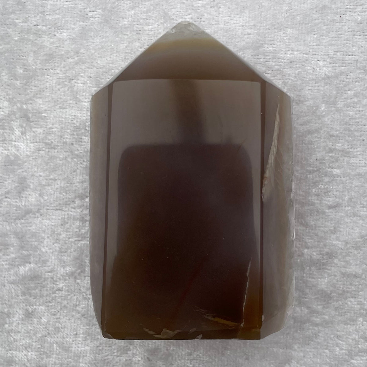 Natural Agate Druzy Tower