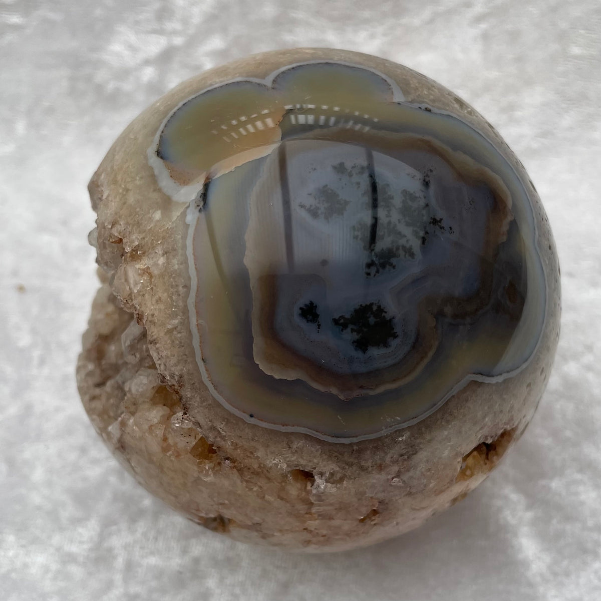 Large Pink Amethyst Druzy Geode Sphere