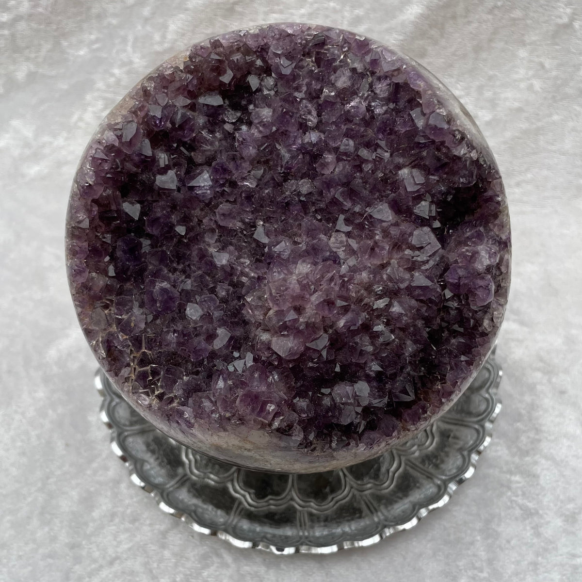 Huge Druzy Amethyst Cluster Sphere