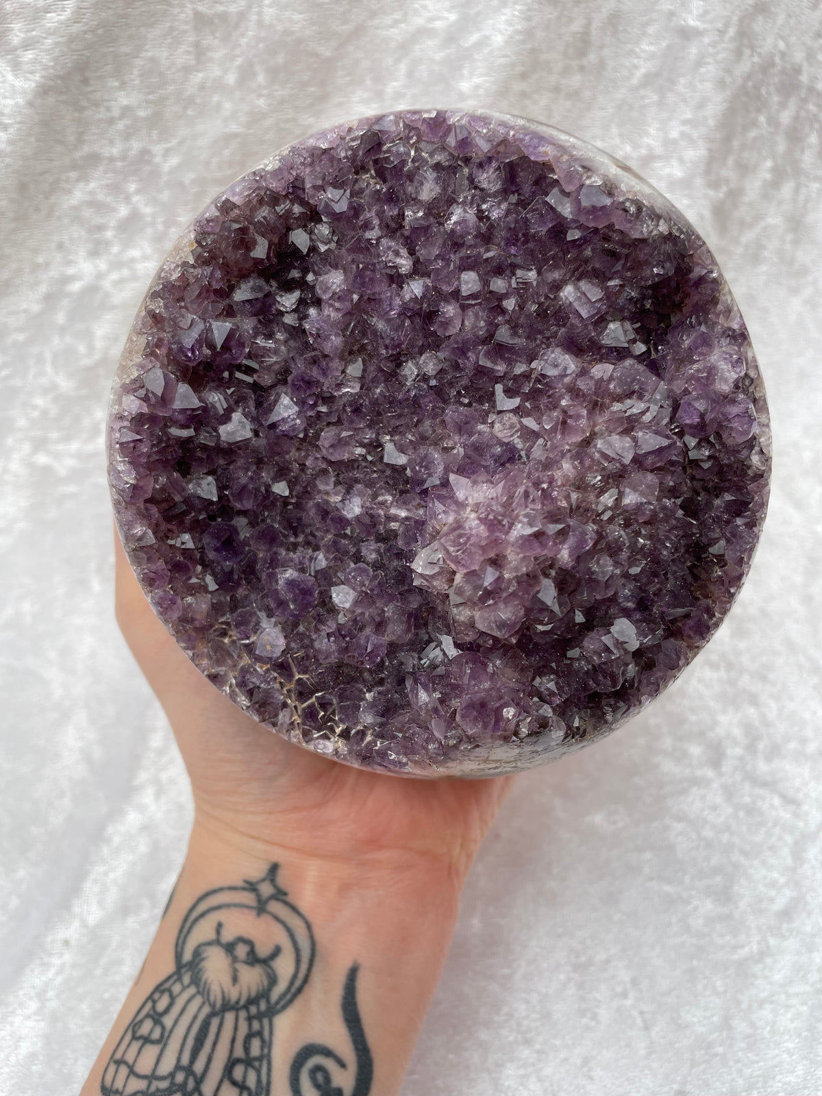 Huge Druzy Amethyst Cluster Sphere