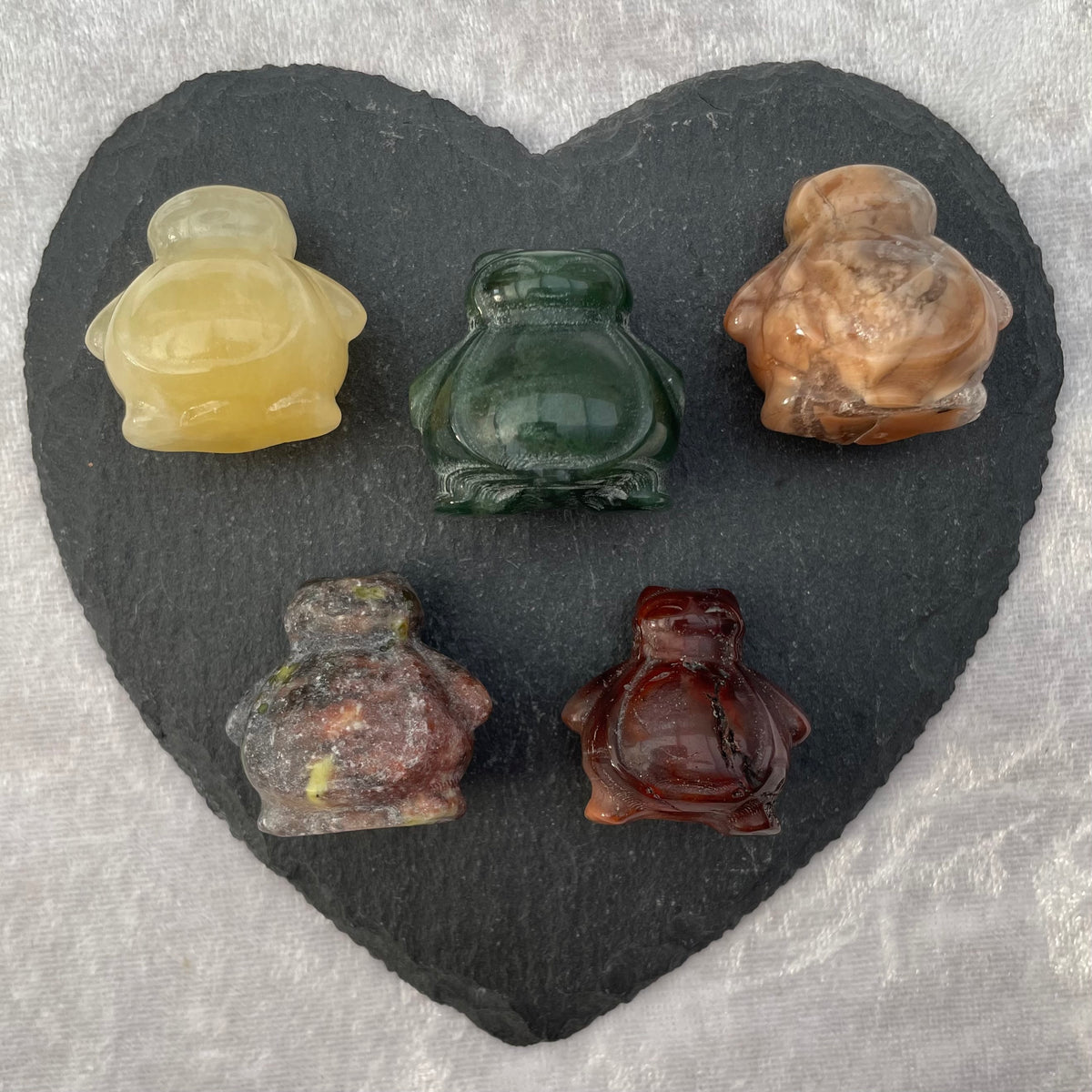 Crystal Pokemon Snorlax Carvings