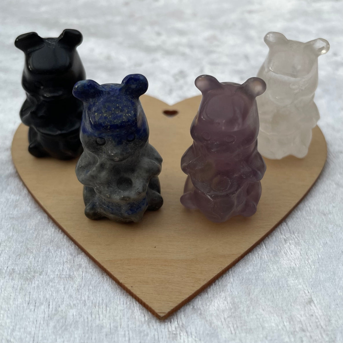 Crystal Winnie the Pooh Carvings