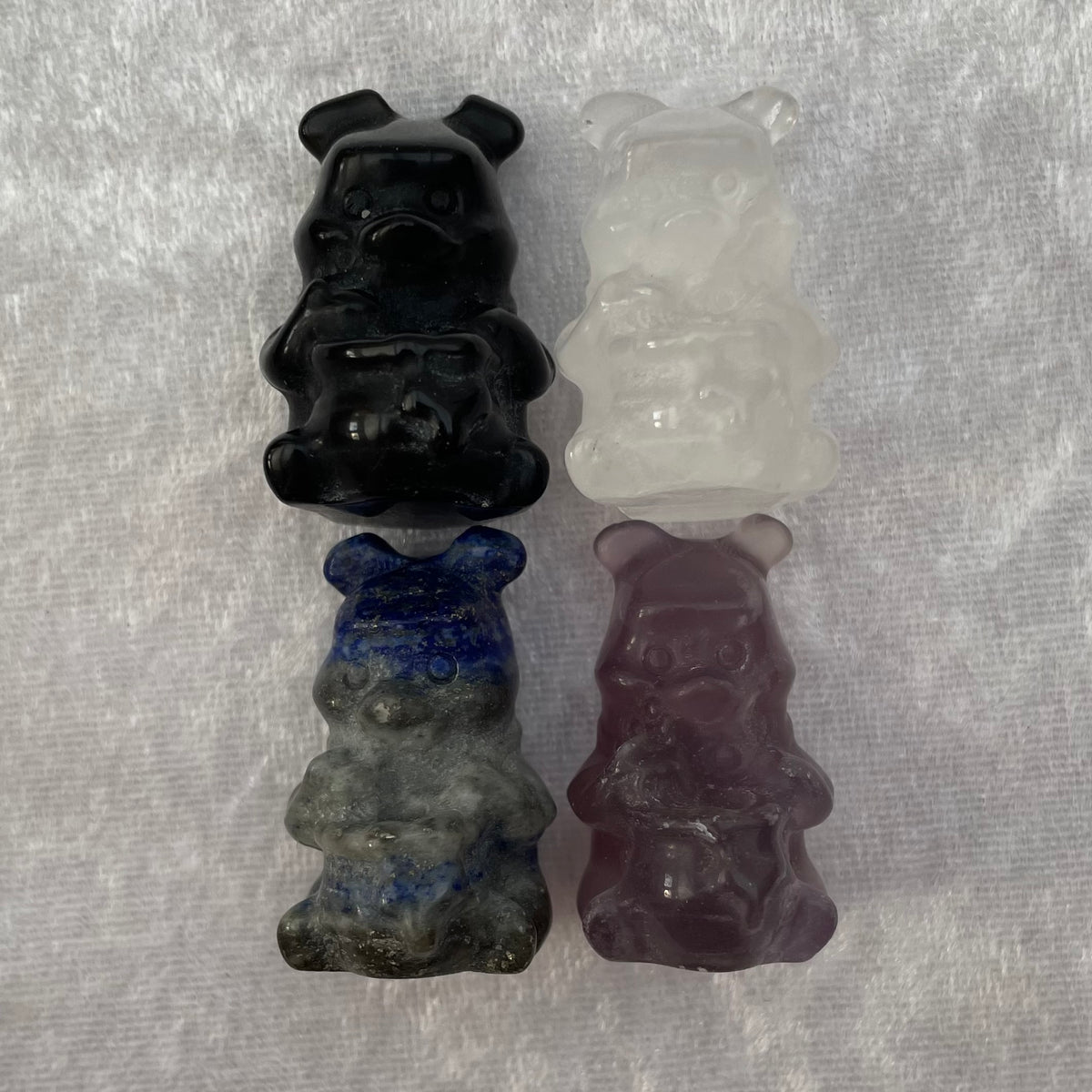 Crystal Winnie the Pooh Carvings