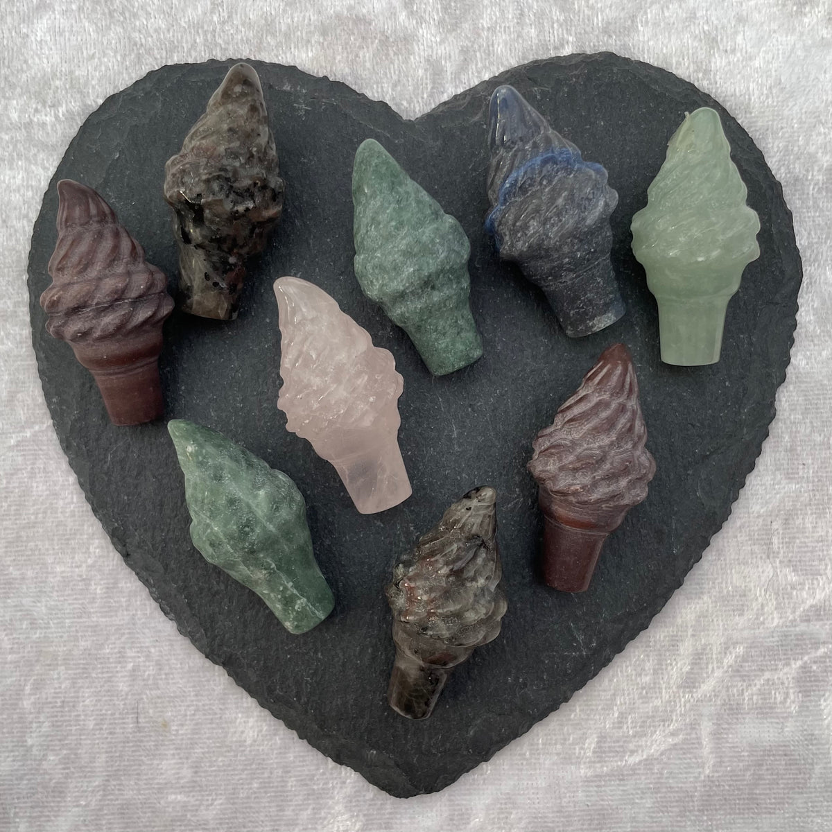 Mini Crystal Ice Cream Carvings