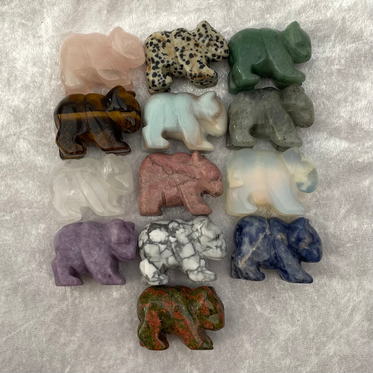 Crystal Bear Carvings