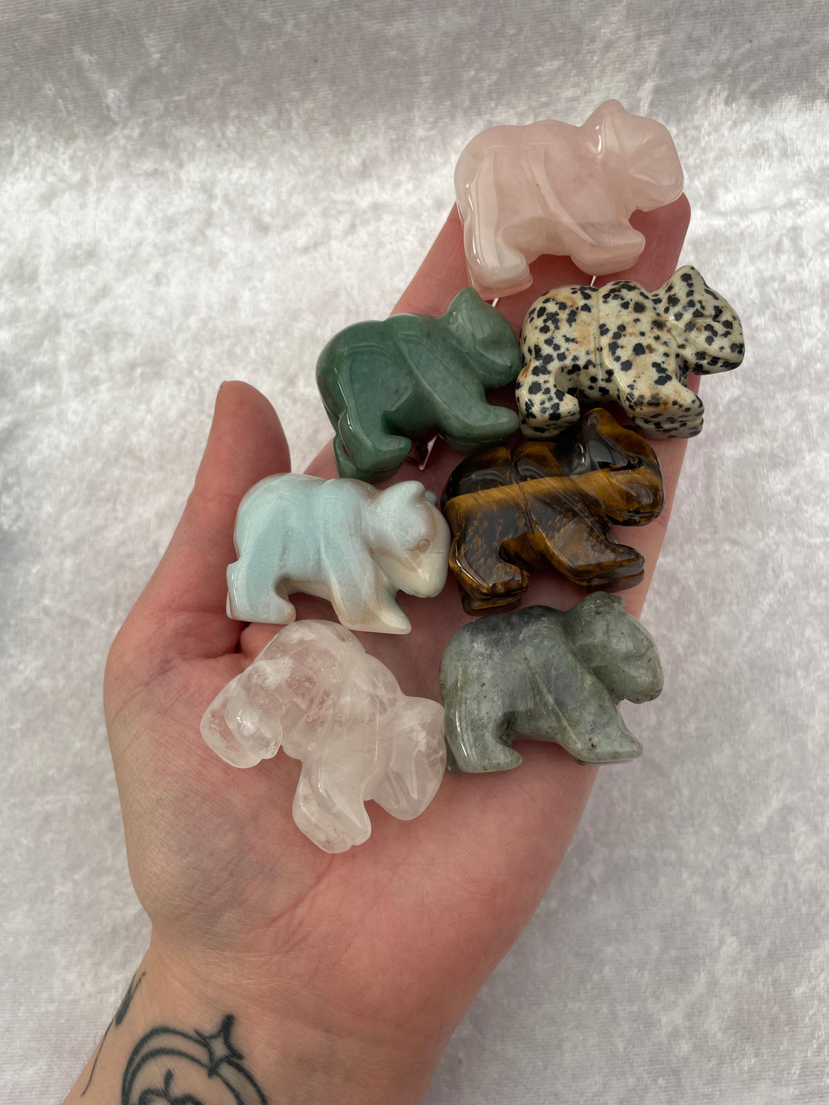 Crystal Bear Carvings