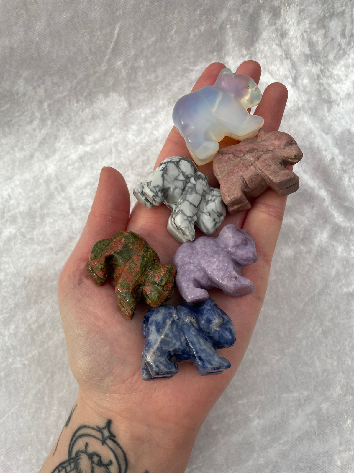 Crystal Bear Carvings
