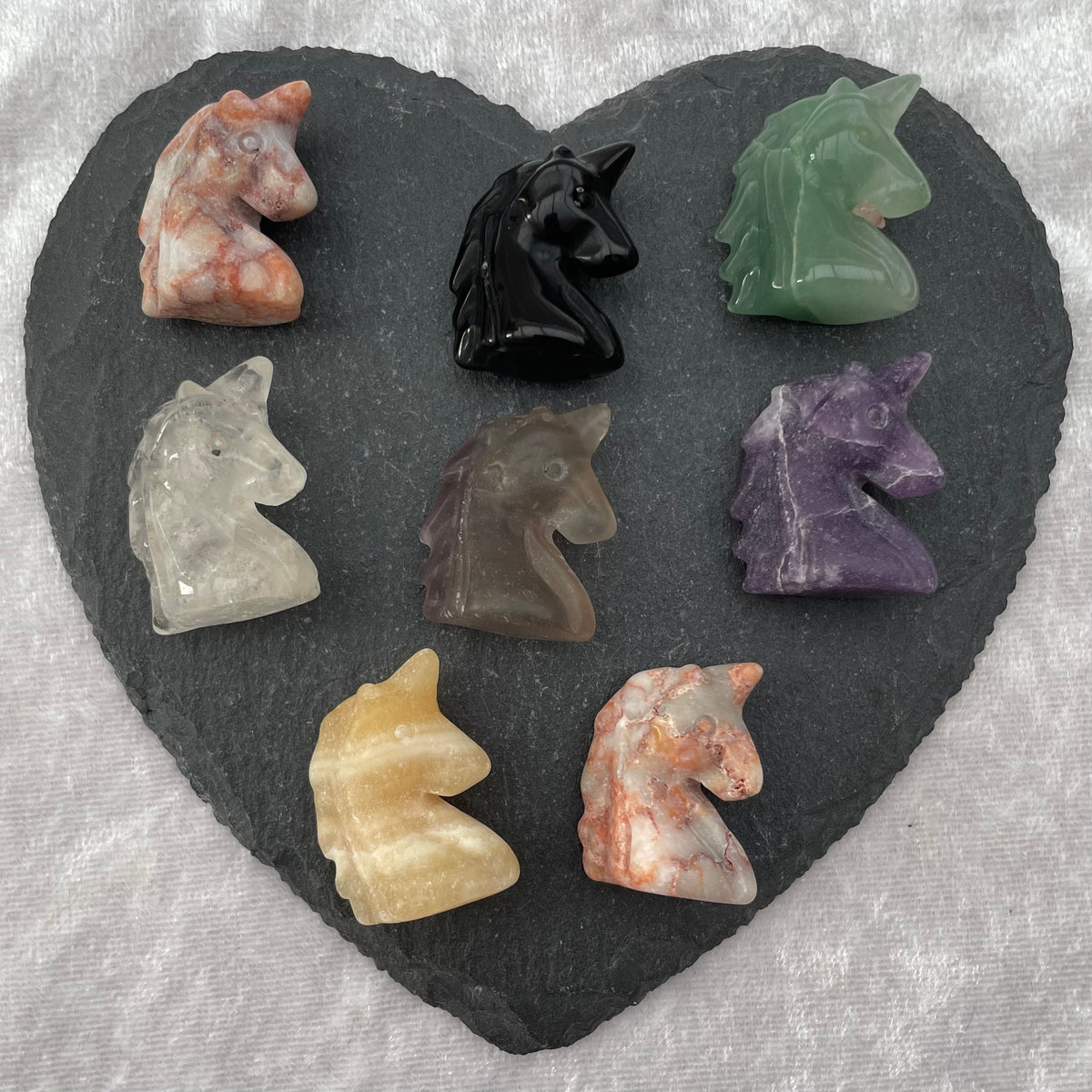Mini Crystal Unicorn Heads