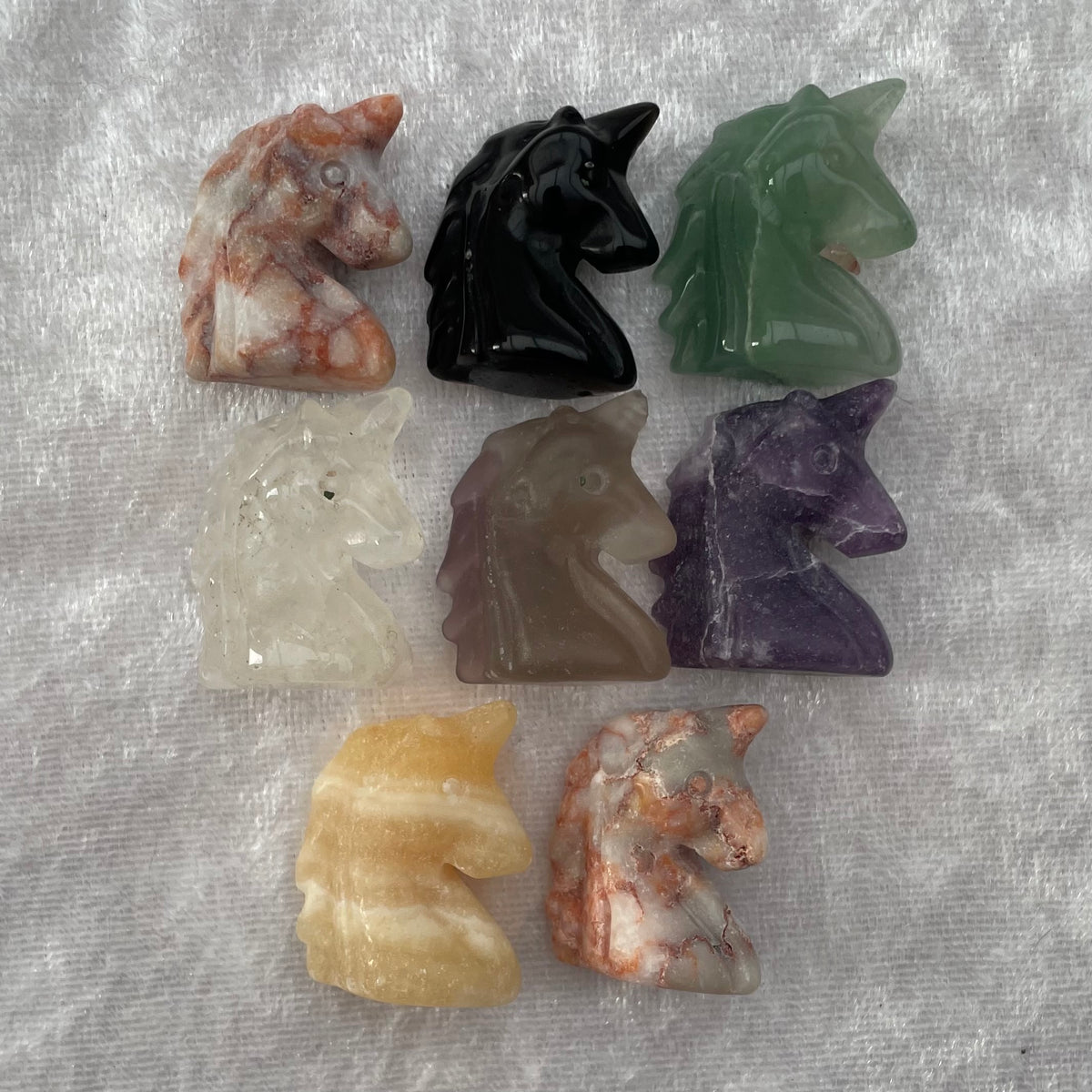 Mini Crystal Unicorn Heads