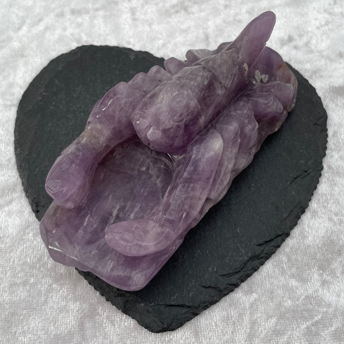 Large Amethyst Scorpion Carving