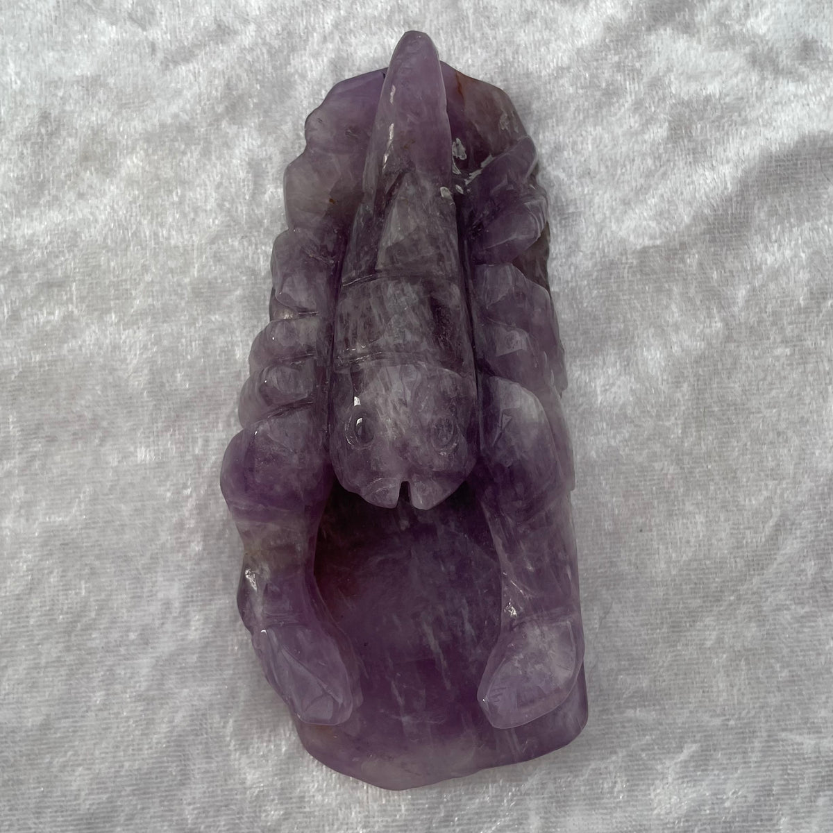 Large Amethyst Scorpion Carving