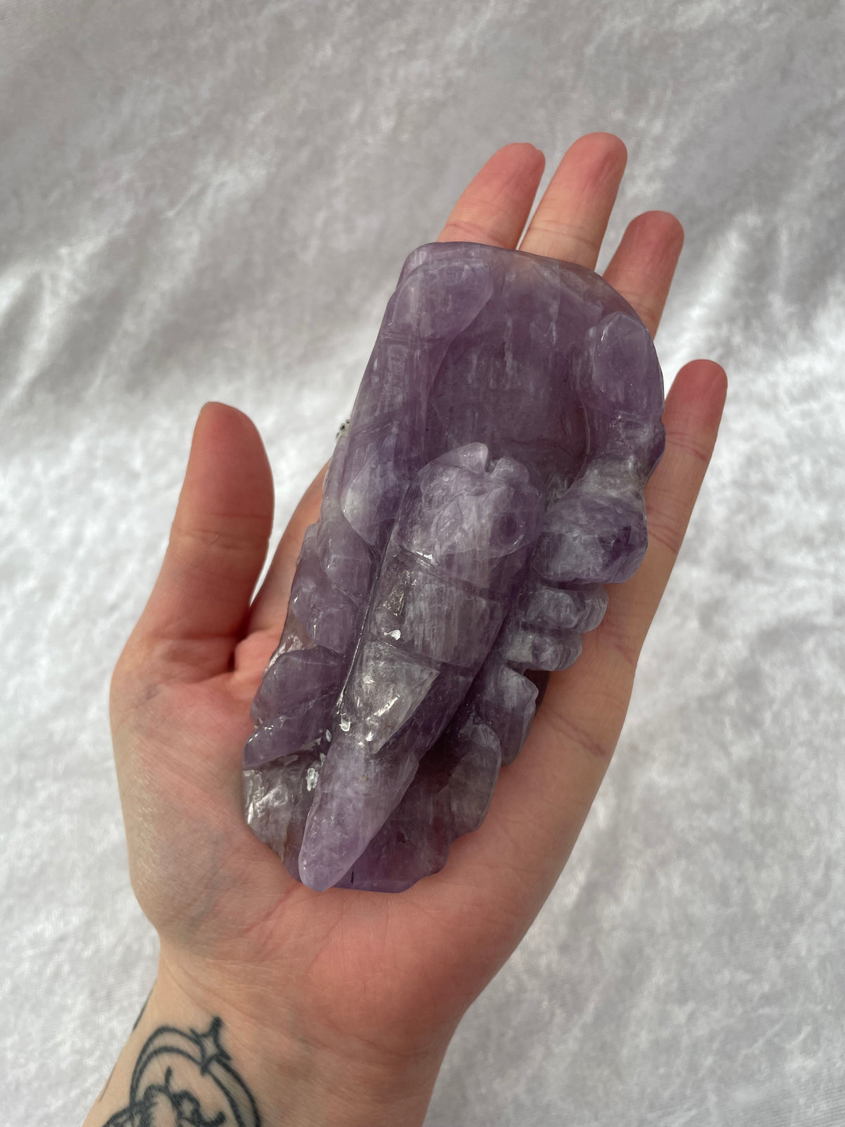 Large Amethyst Scorpion Carving