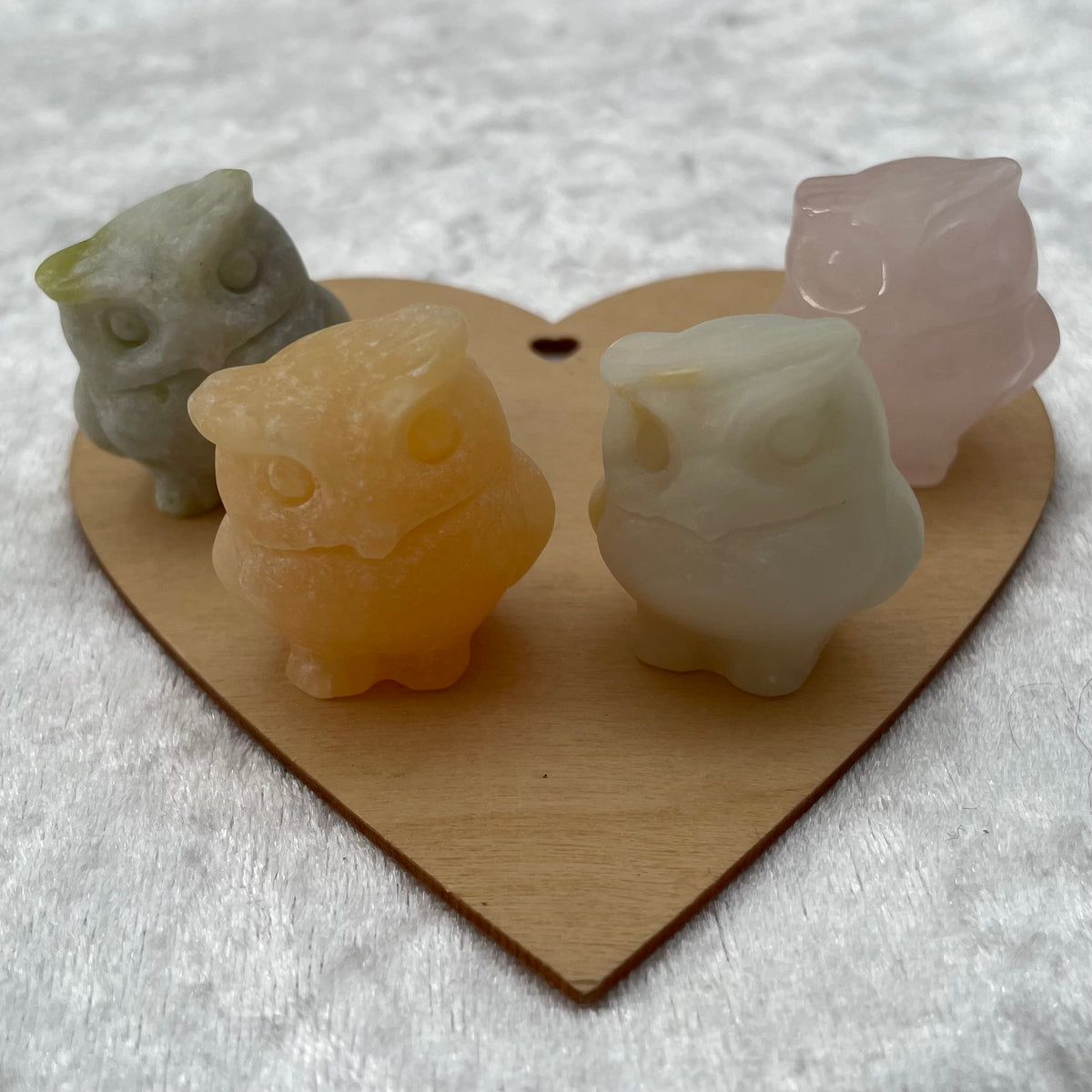Mini Crystal Owl Carvings