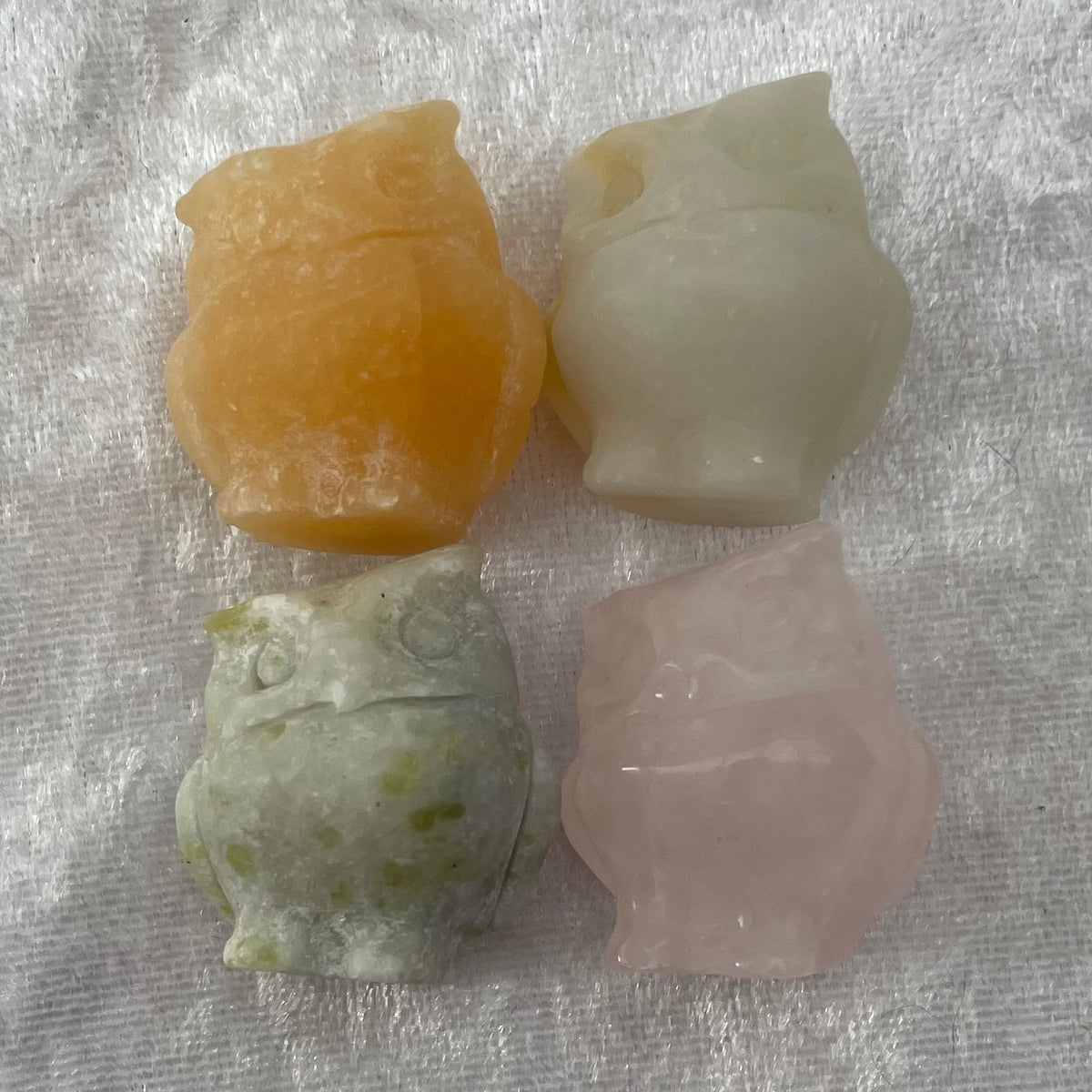 Mini Crystal Owl Carvings