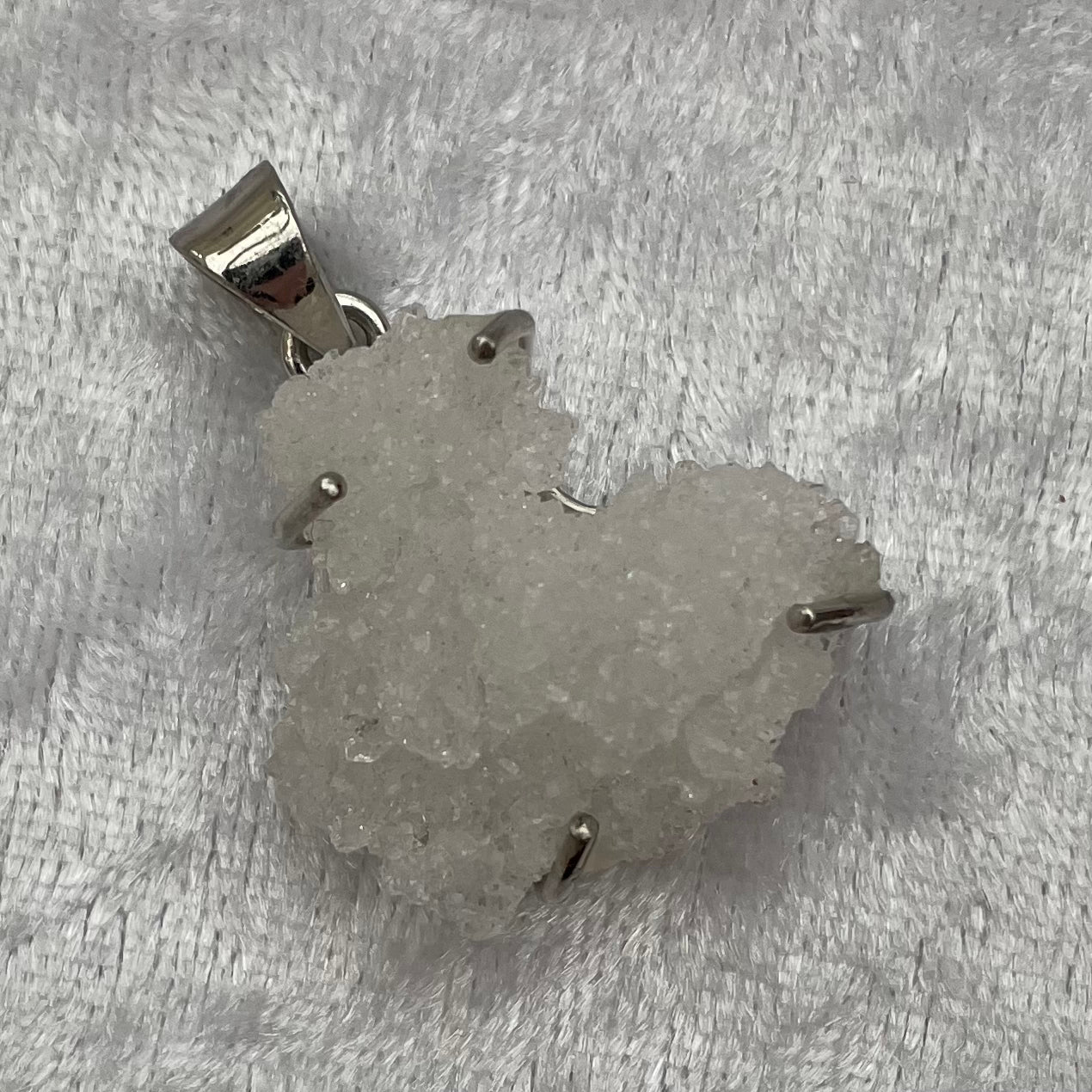 Quartz cluster pendant