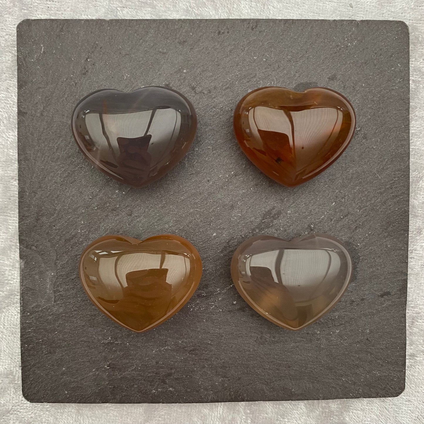 Mini Agate hearts